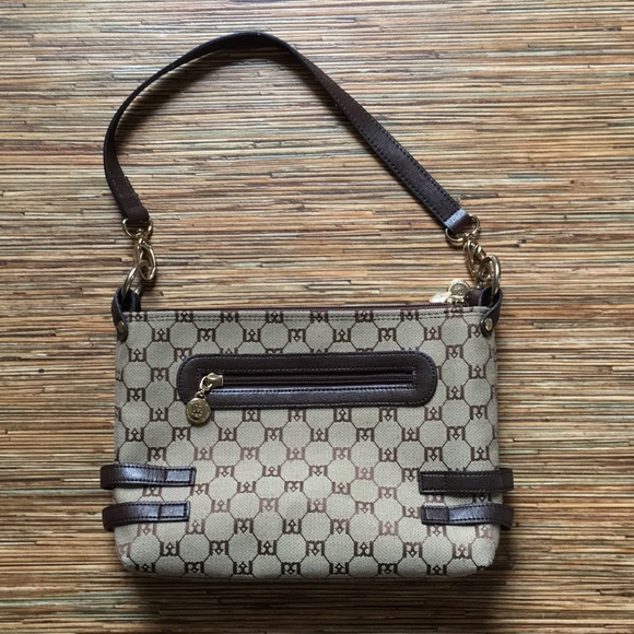 Piorina Bag Handbag Tan Signature Fabric Brown - Picture 2 of 8